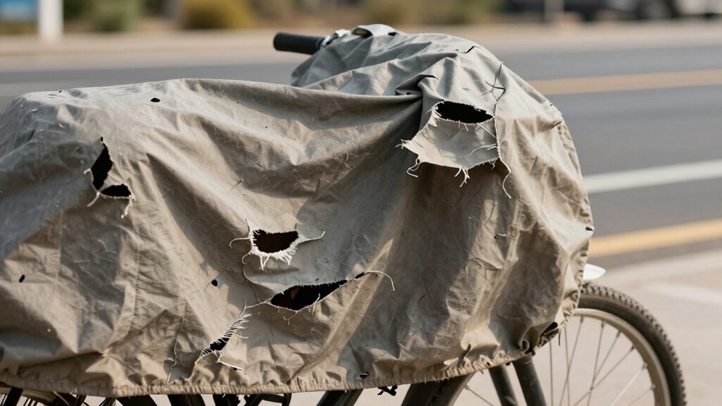 properly secure bike cover