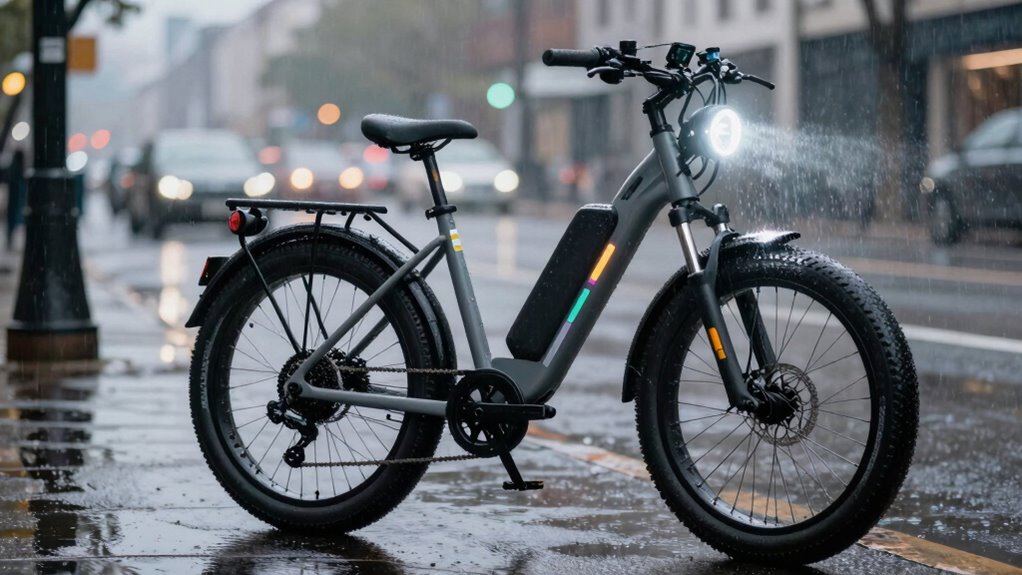 rain resistant commuter e bike features