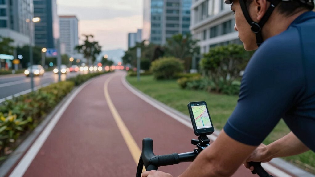 reliable gps navigation enhances cycling safety