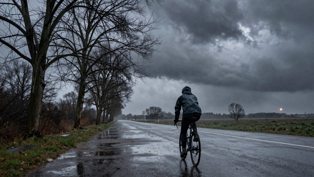 riding safely in bad weather