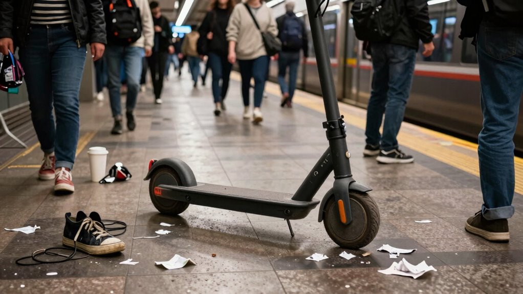 safe scooter parking practices