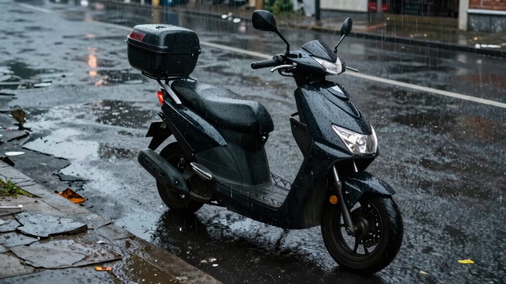 scooter care during adverse conditions