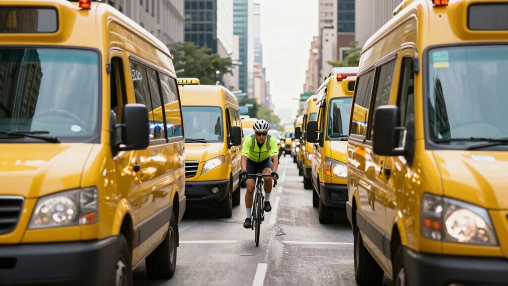 stay alert around vehicles