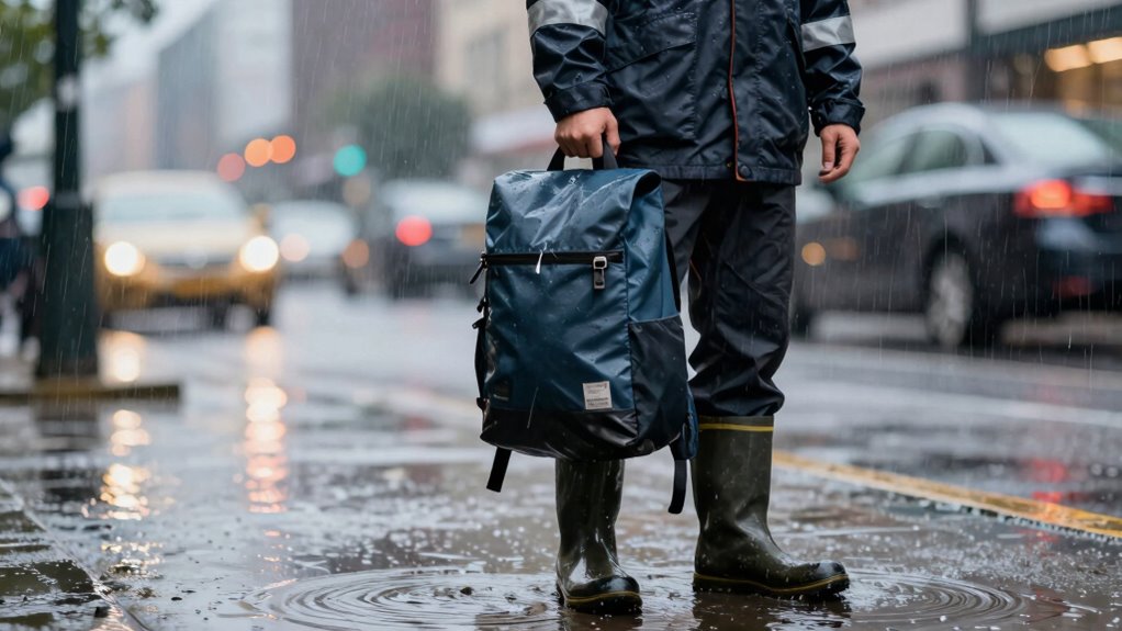 stay dry with waterproof gear