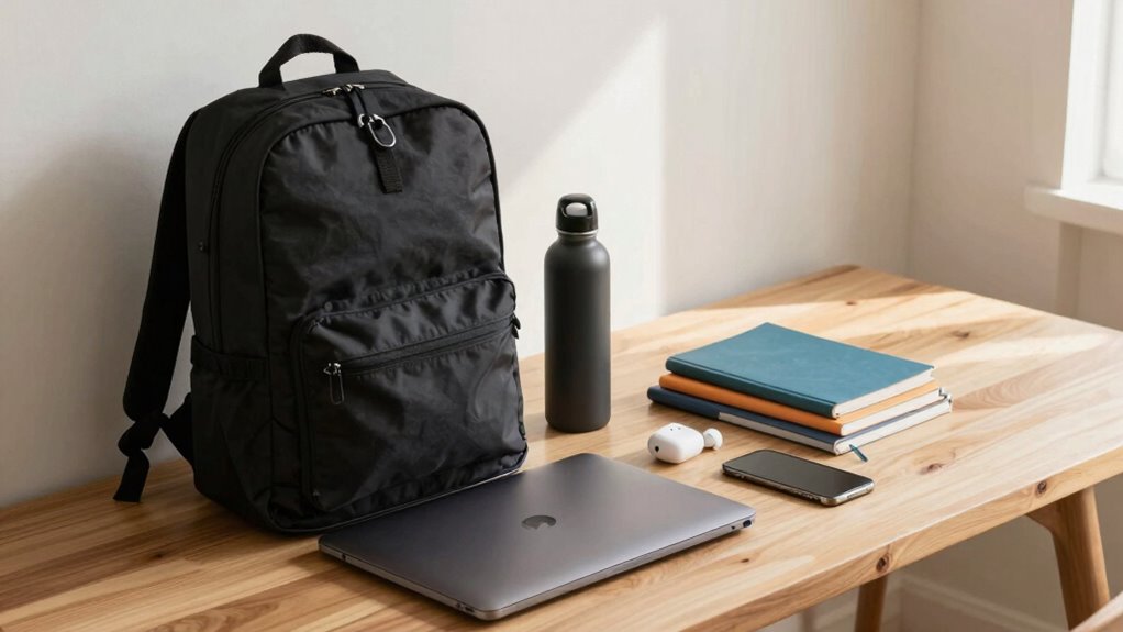 structured commuter gear organization