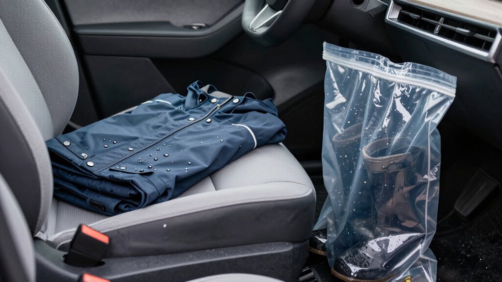 transporting wet gear safely