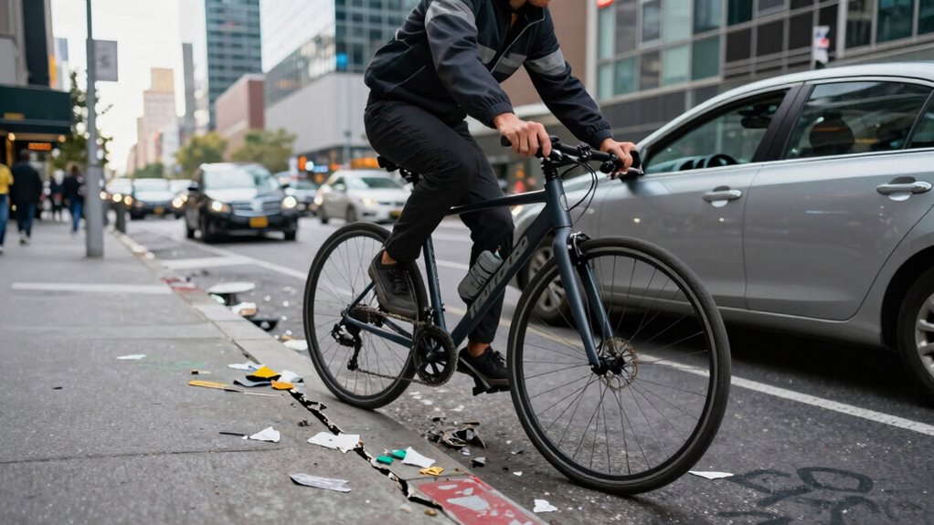 unsafe curbside driving