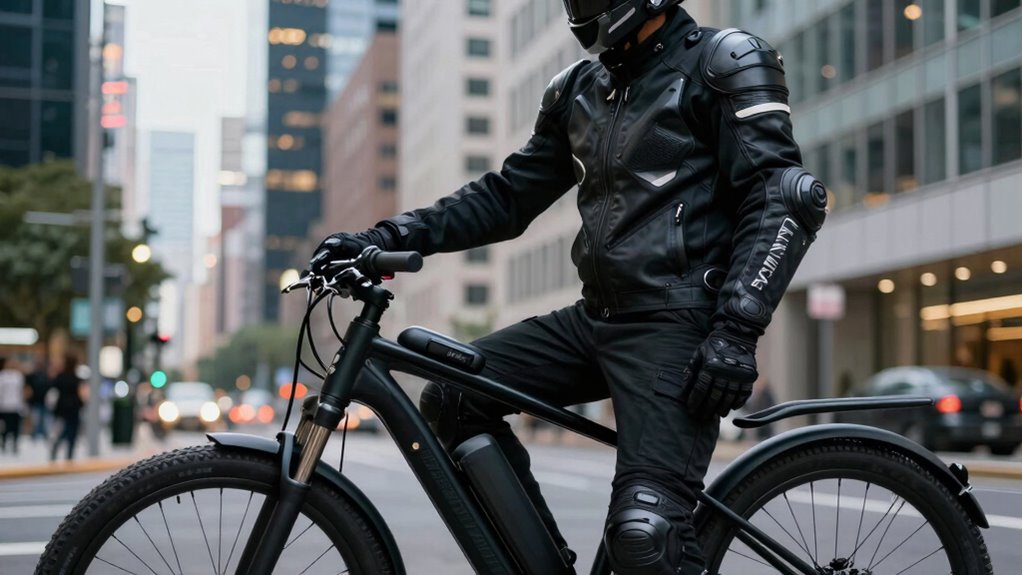 urban e bike rider protection