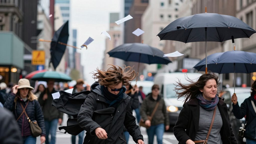 urban wind gusts awareness