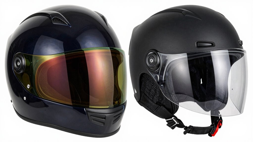 visor helmets enhance safety