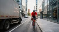 when to leave bike lane