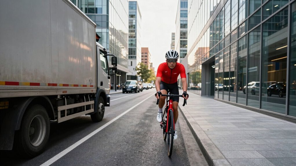 when to leave bike lane