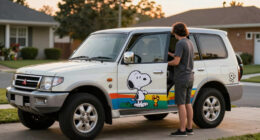 This Mitsubishi Pajero Mini Is A Factory JDM Snoopy Edition