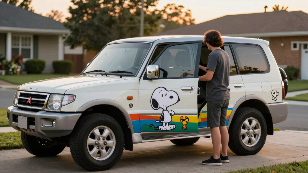 This Mitsubishi Pajero Mini Is A Factory JDM Snoopy Edition