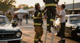 NY Firefighters Melded Drag Racing And Ladder Climbing Into One Ridiculous Sport