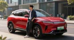 This Chinese Electric SUV Just Recreated Mercedes’ Most Controversial Ad