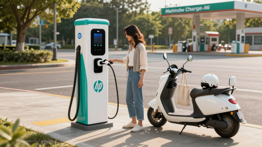 Mahindra’s Charge_iN Network Expands And Opens First EV Station With HPCL