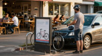 Café Replaces Bicycle Billboard With Car… Blocking Bike Parking In The Process; 20Mph Roads Expanded, Residents Want It But Other ‘Locals’ Aren’t Happy + More On The Live Blog