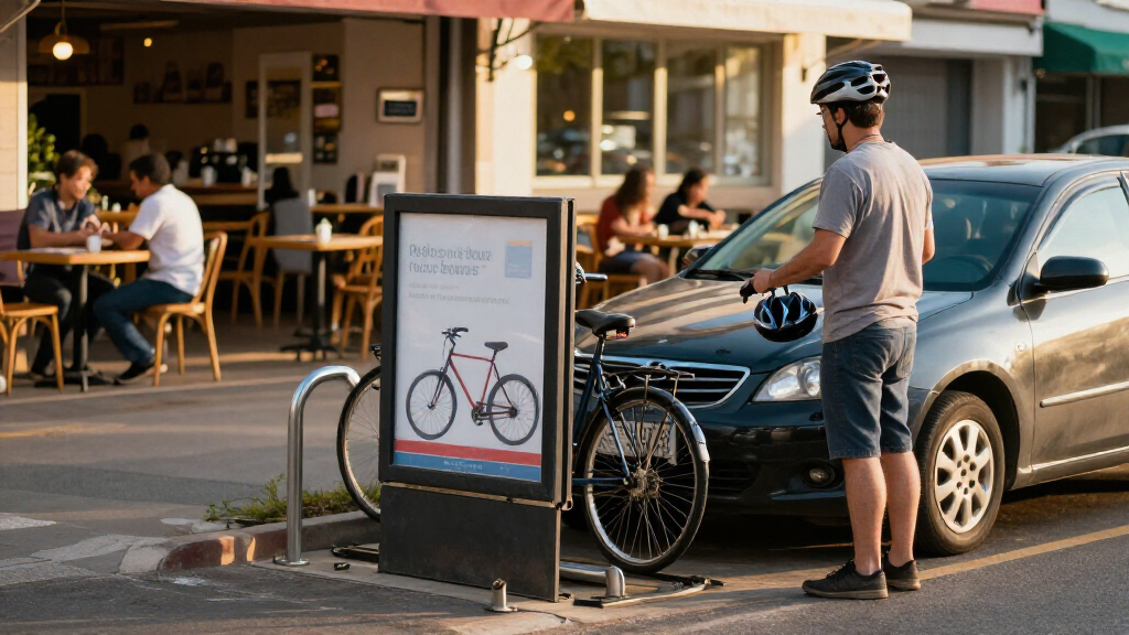 Café Replaces Bicycle Billboard With Car… Blocking Bike Parking In The Process; 20Mph Roads Expanded, Residents Want It But Other ‘Locals’ Aren’t Happy + More On The Live Blog