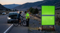 Colorado’s Plan To Protect Emergency Workers On The Shoulder? Giant, Neon Green Ford Trucks